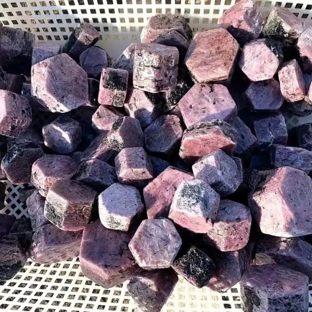 Natural Ruby Corundum Raw Crystal Stone | Genuine July Birthstone