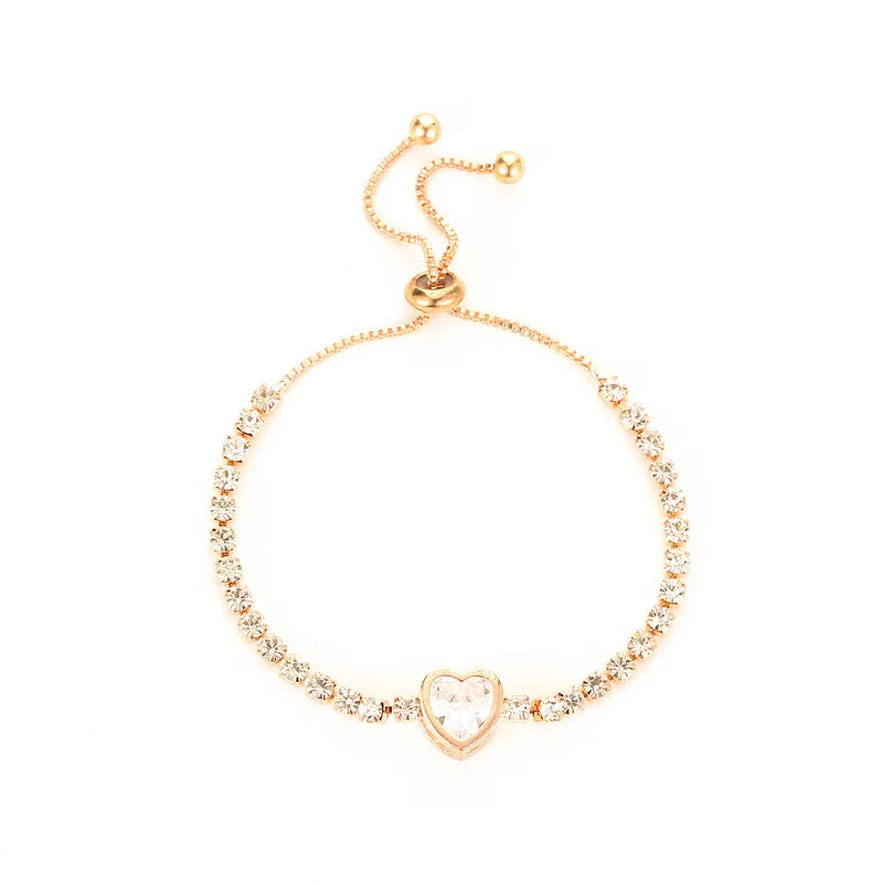 Natural Opal Flower Bracelet – Gold Plated Adjustable Bracelet for Women