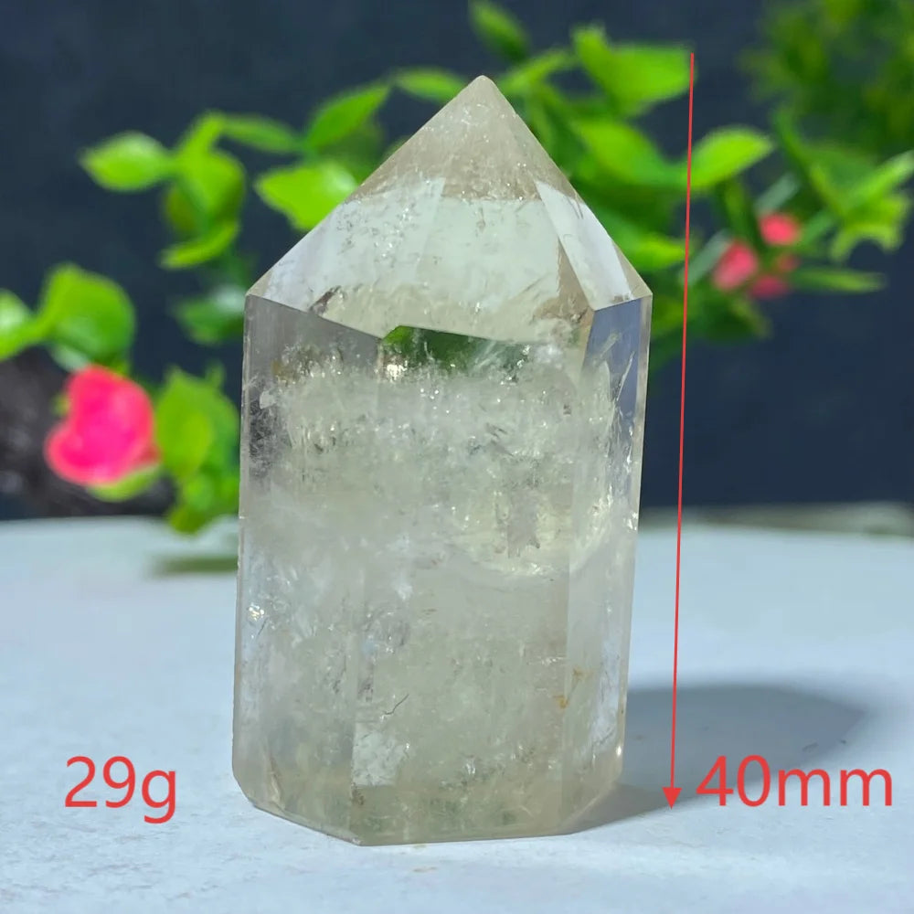 Natural Citrine Quartz Healing Pyramid Beautiful Home Decor Gift Mineral Stone Yellow Crystal Rod For Therapeutic Healing