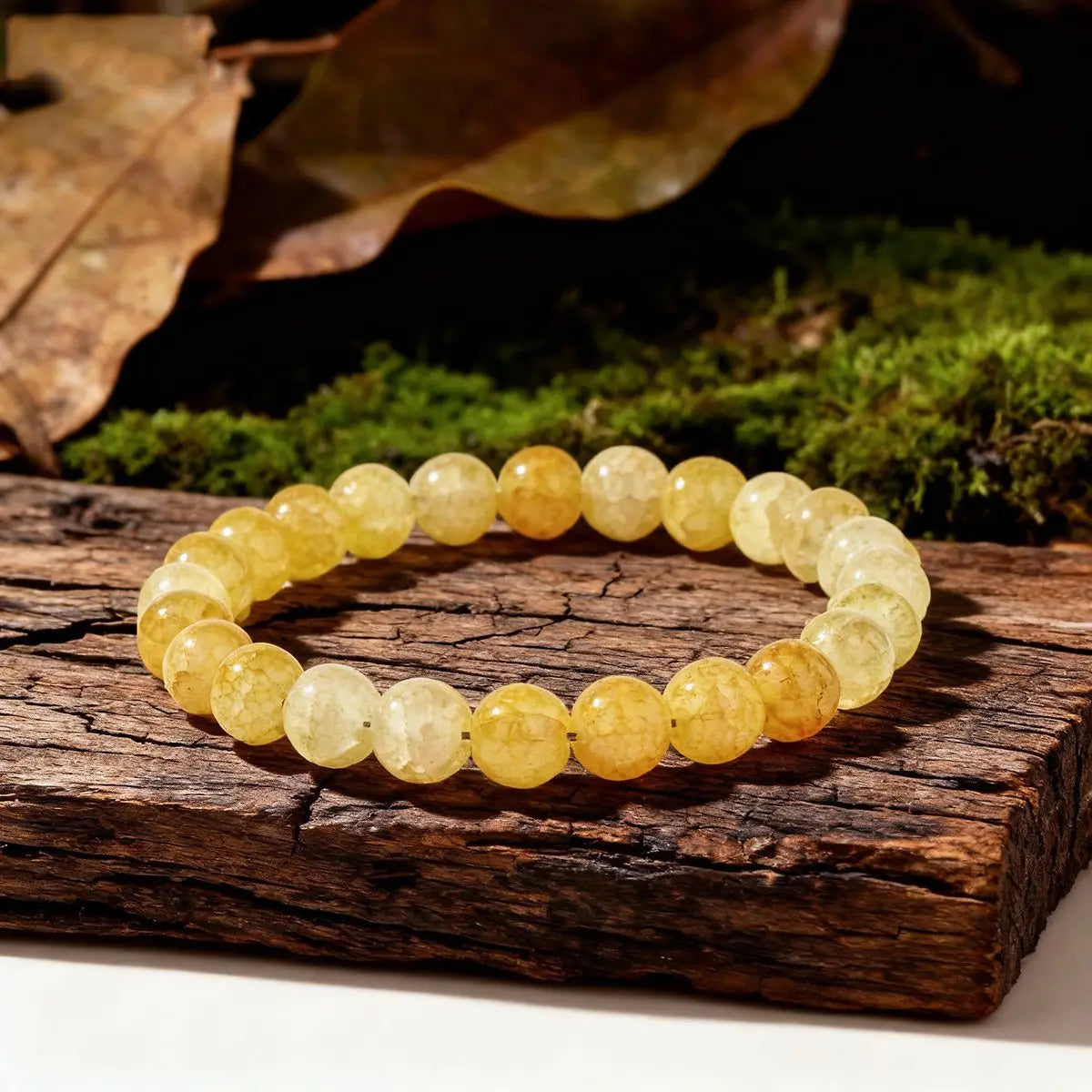 Natural Citrine Crystal Bracelet – Genuine Gemstone Bracelet for Everyday Wear