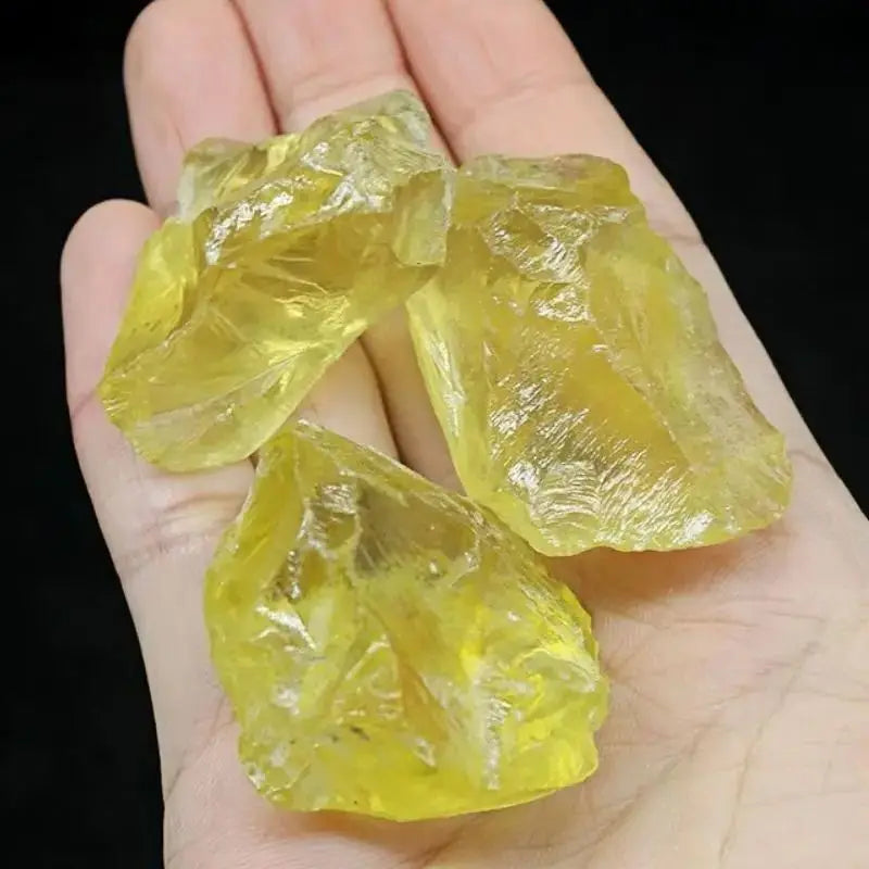 100% Natural Citrine Crystal Rough Stone Healing Yellow Crystal Stones Minerals Specimen Home Decoration