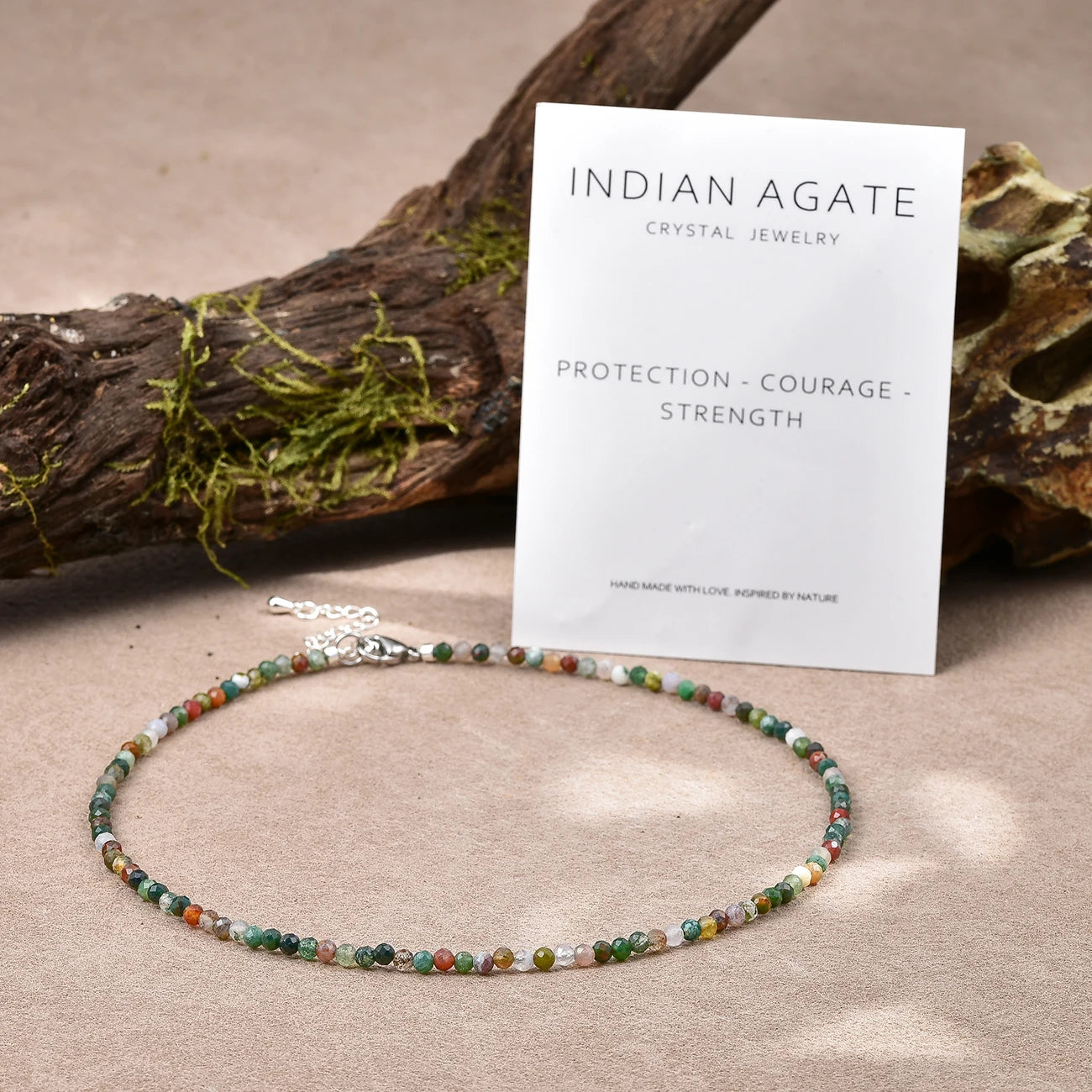 June Birthstone Moonstone Choker Necklace