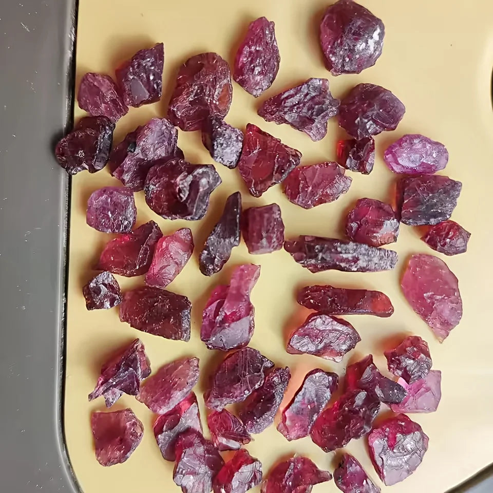 Natural Raw Garnet Crystal Chips for Jewelry Making