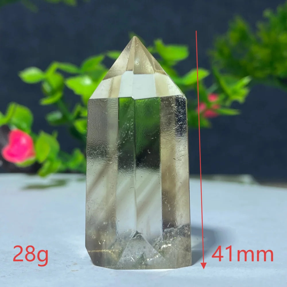 Natural Citrine Quartz Healing Pyramid Beautiful Home Decor Gift Mineral Stone Yellow Crystal Rod For Therapeutic Healing