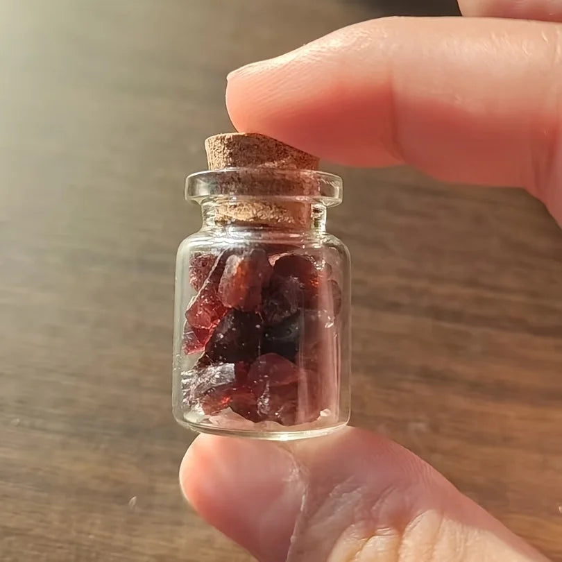 Natural Raw Garnet Crystal Chips for Jewelry Making