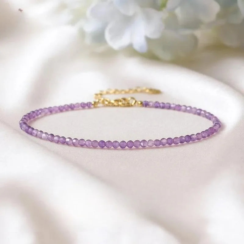 Natural Amethyst Gemstone Bracelet
