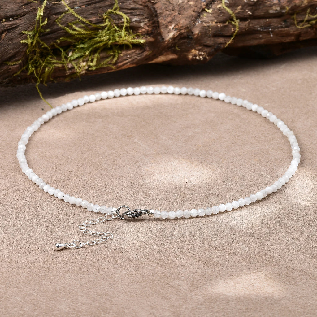 June Birthstone Moonstone Choker Necklace