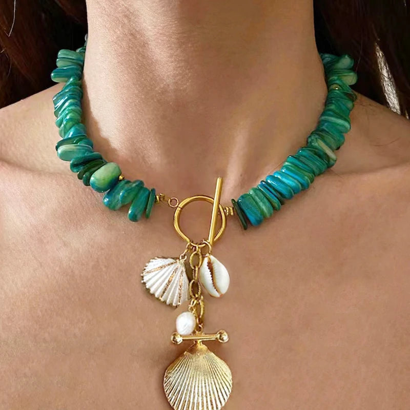 Heart Turquoise Pendant Necklace | Natural Stone December Birthstone