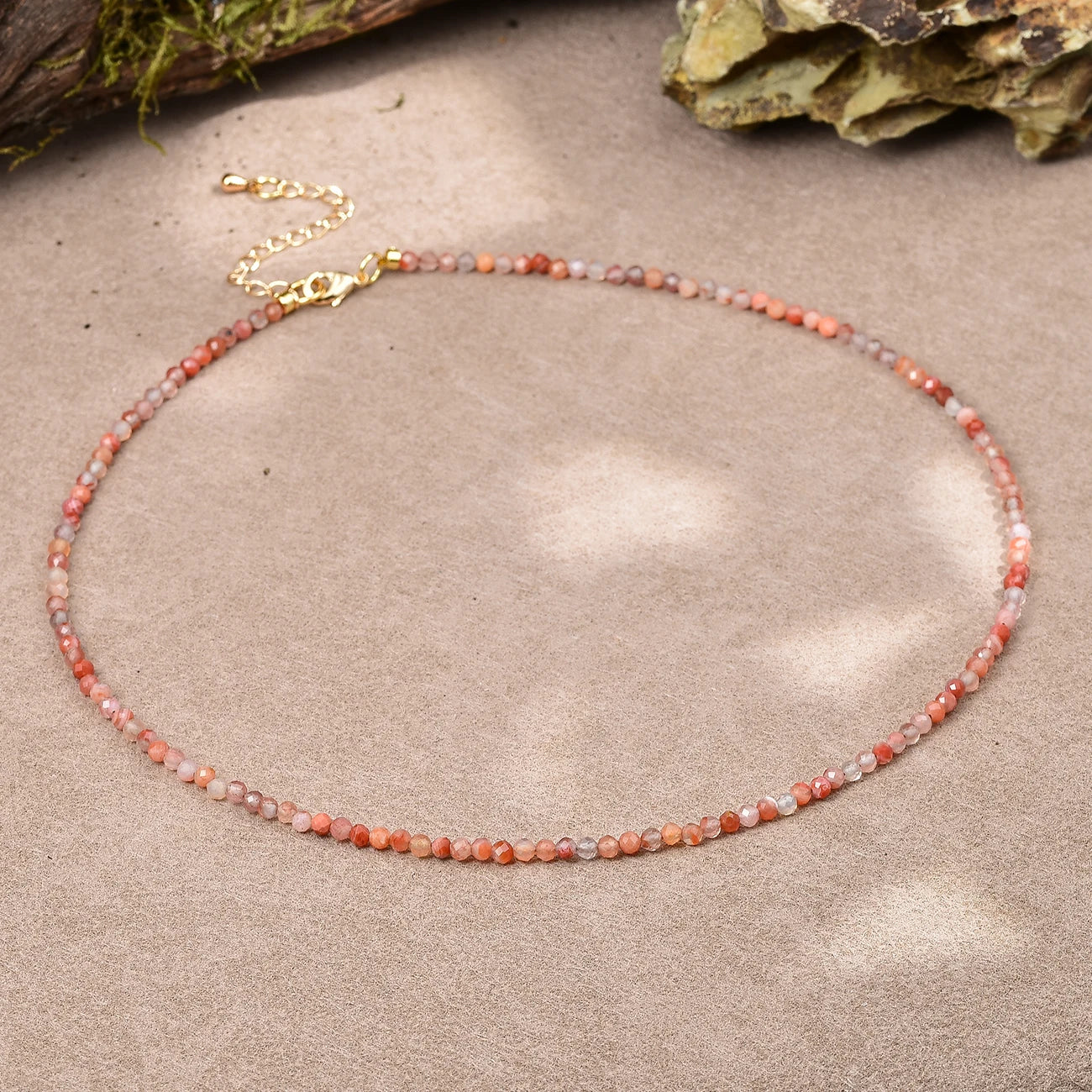 June Birthstone Moonstone Choker Necklace