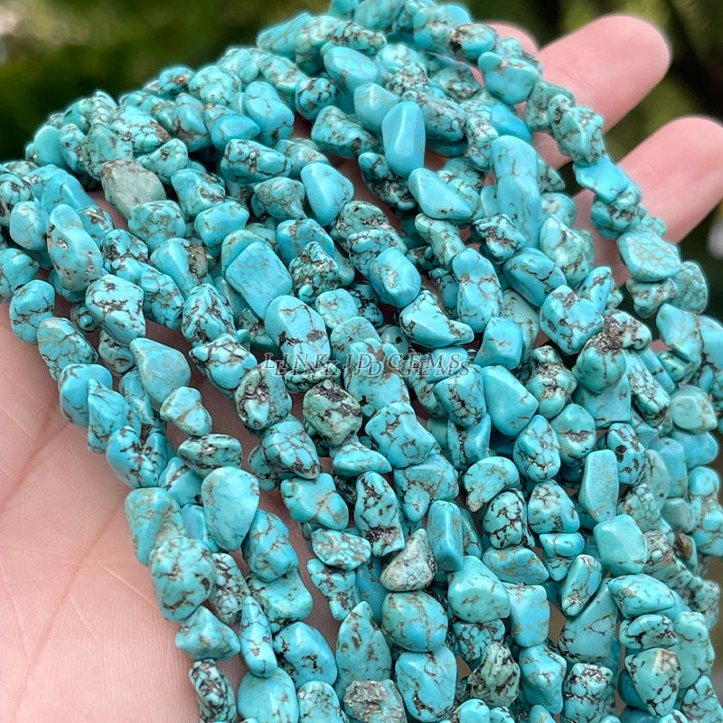 Natural Blue Turquoise Rough Stones | Raw Gemstones for Jewelry Making