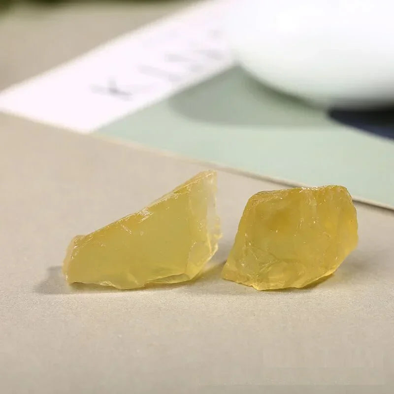 100% Natural Citrine Crystal Rough Stone Healing Yellow Crystal Stones Minerals Specimen Home Decoration