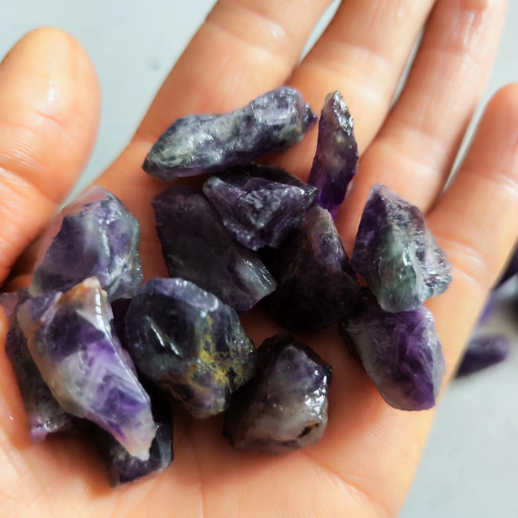 Natural Amethyst Crystal Chips