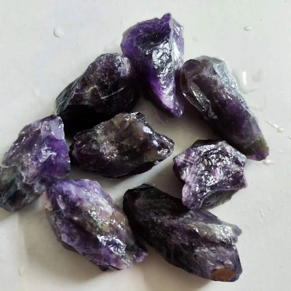 Natural Amethyst Crystal Chips