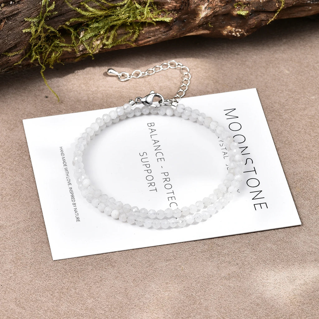 June Birthstone Moonstone Choker Necklace