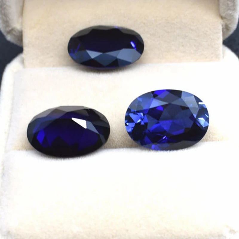 Natural Oval Blue Sapphire Loose Gemstone