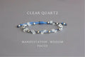 Clear Quartz Beaded Bracelet – April Birthstone