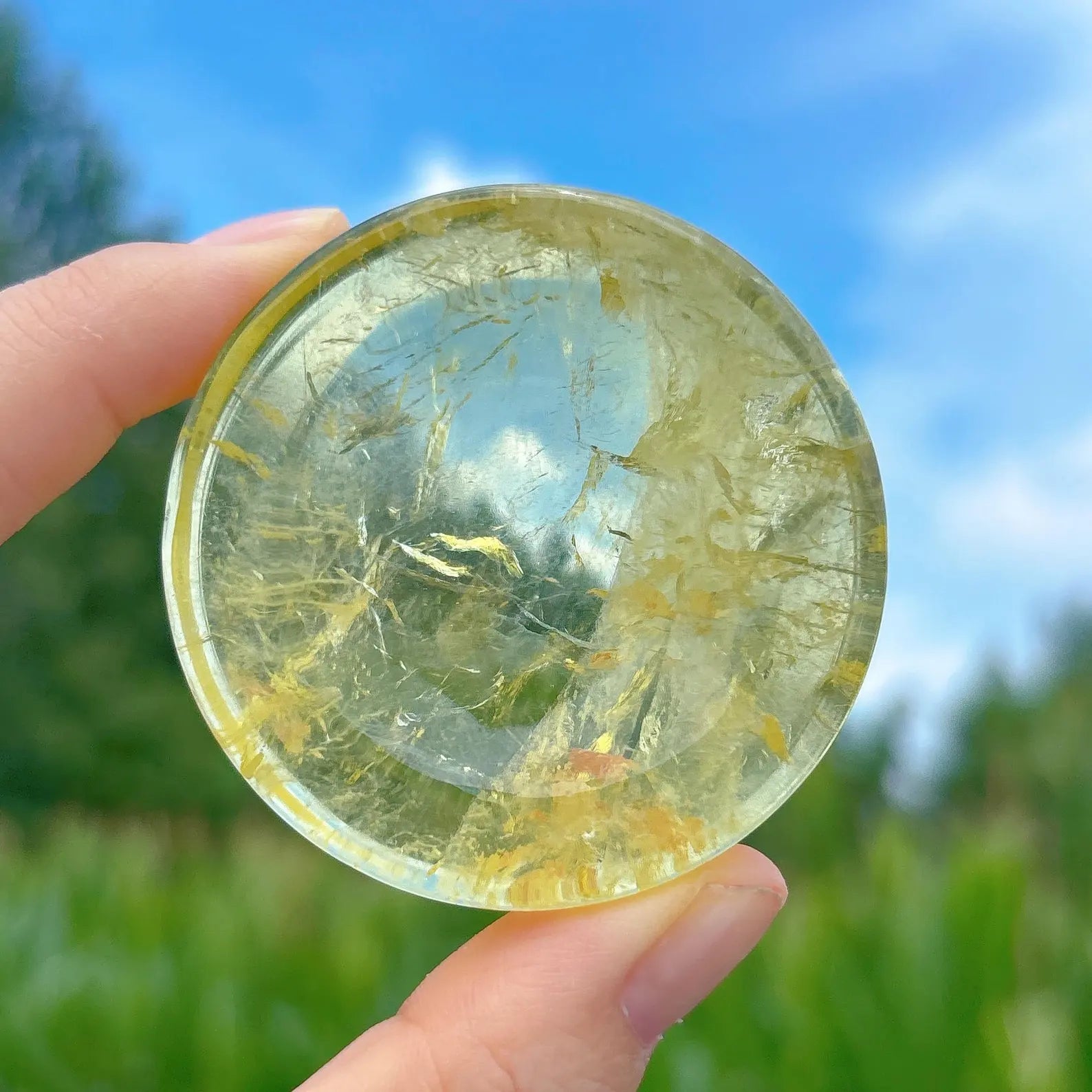 Natural Citrine Small Bowl Carving, Hand Polished Crystal Craft, Healing Mineral Stone Home Desktop Decor Art Ornament Gift