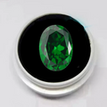 Created Emerald Oval Cut Loose Gemstone
