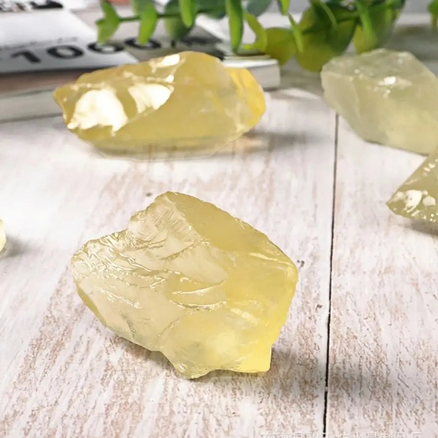 100% Natural Citrine Crystal Rough Stone Healing Yellow Crystal Stones Minerals Specimen Home Decoration