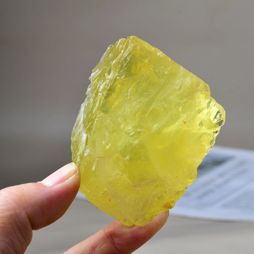 1pc/2pcs Large Natural Citrine Raw Stone, Spirit Chakras Protect Home Decor Gifts, Office Fish Tank Decoration Stone
