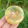 Natural Citrine Small Bowl Carving, Hand Polished Crystal Craft, Healing Mineral Stone Home Desktop Decor Art Ornament Gift