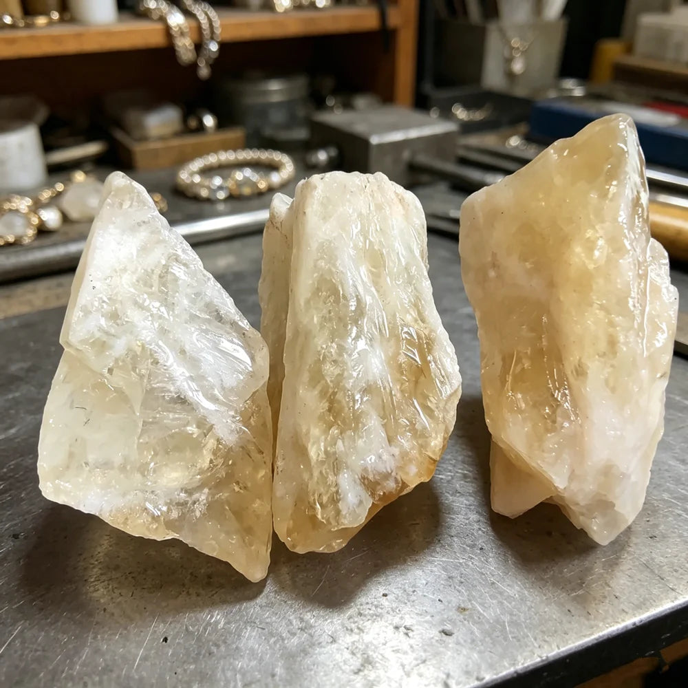 Natural Raw Citrine Healing Crystals for Jewelry Making Stone Mineral Specimen Collection Meditation Home Decoration Stone Gifts