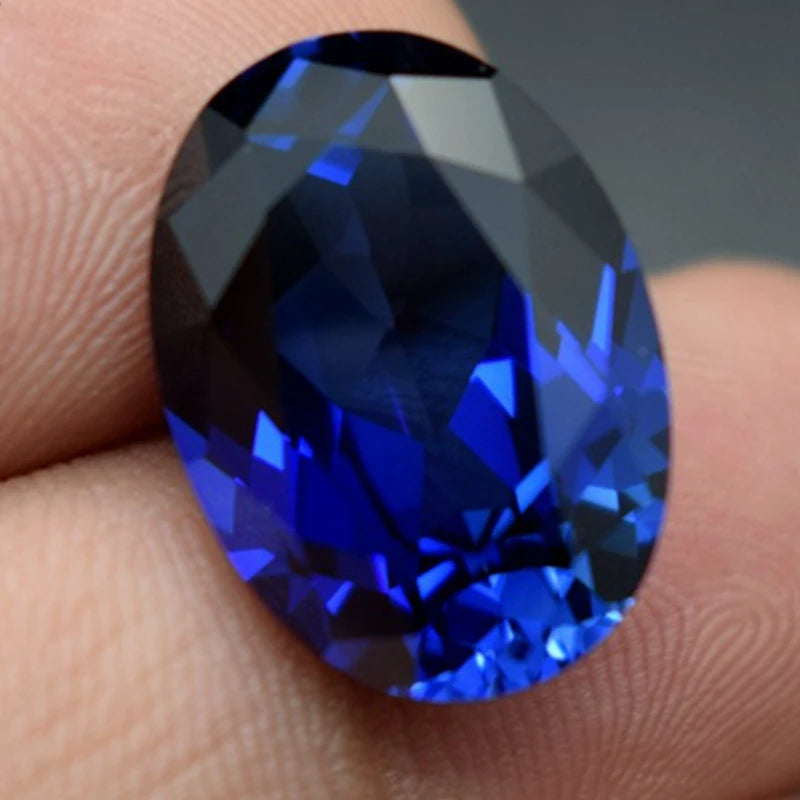 Natural Oval Blue Sapphire Loose Gemstone
