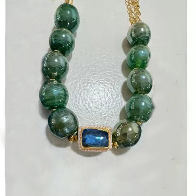 Heart Turquoise Pendant Necklace | Natural Stone December Birthstone