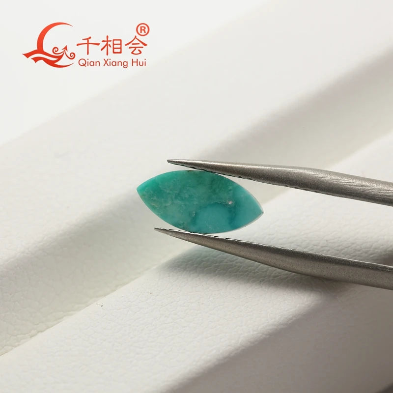 Natural Turquoise Loose Gemstone 1.3 Carat | Certified Cabochon