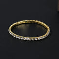 Natural Opal Flower Bracelet – Gold Plated Adjustable Bracelet for Women