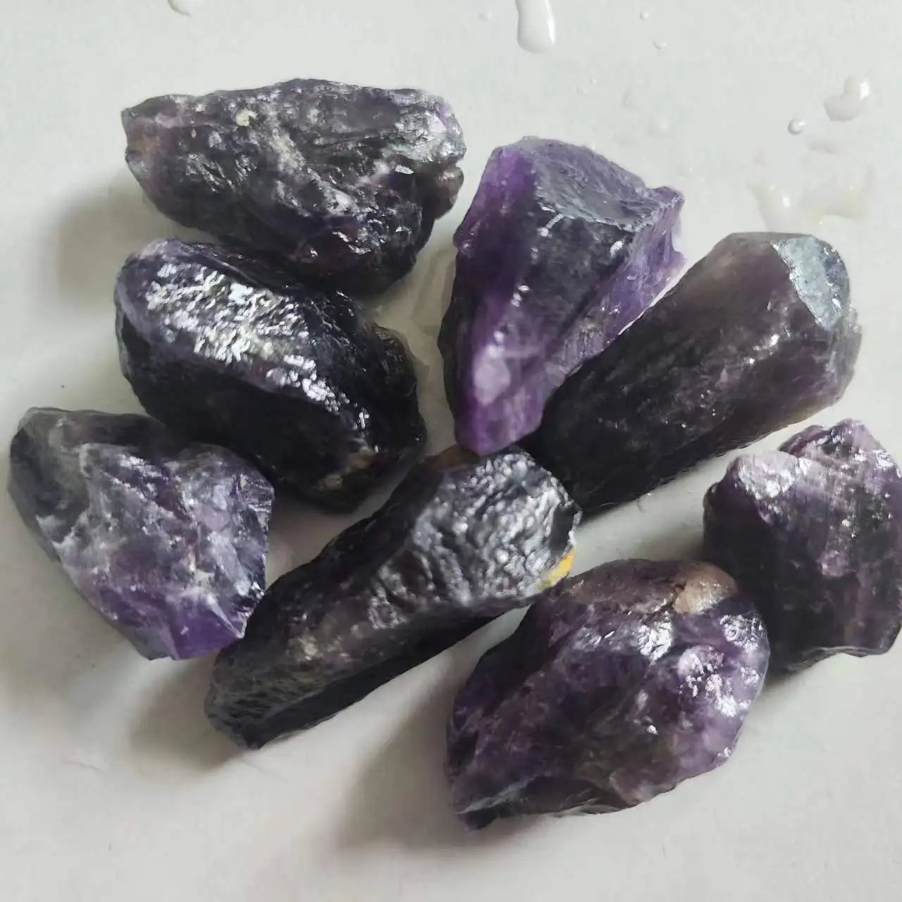 Natural Amethyst Crystal Chips