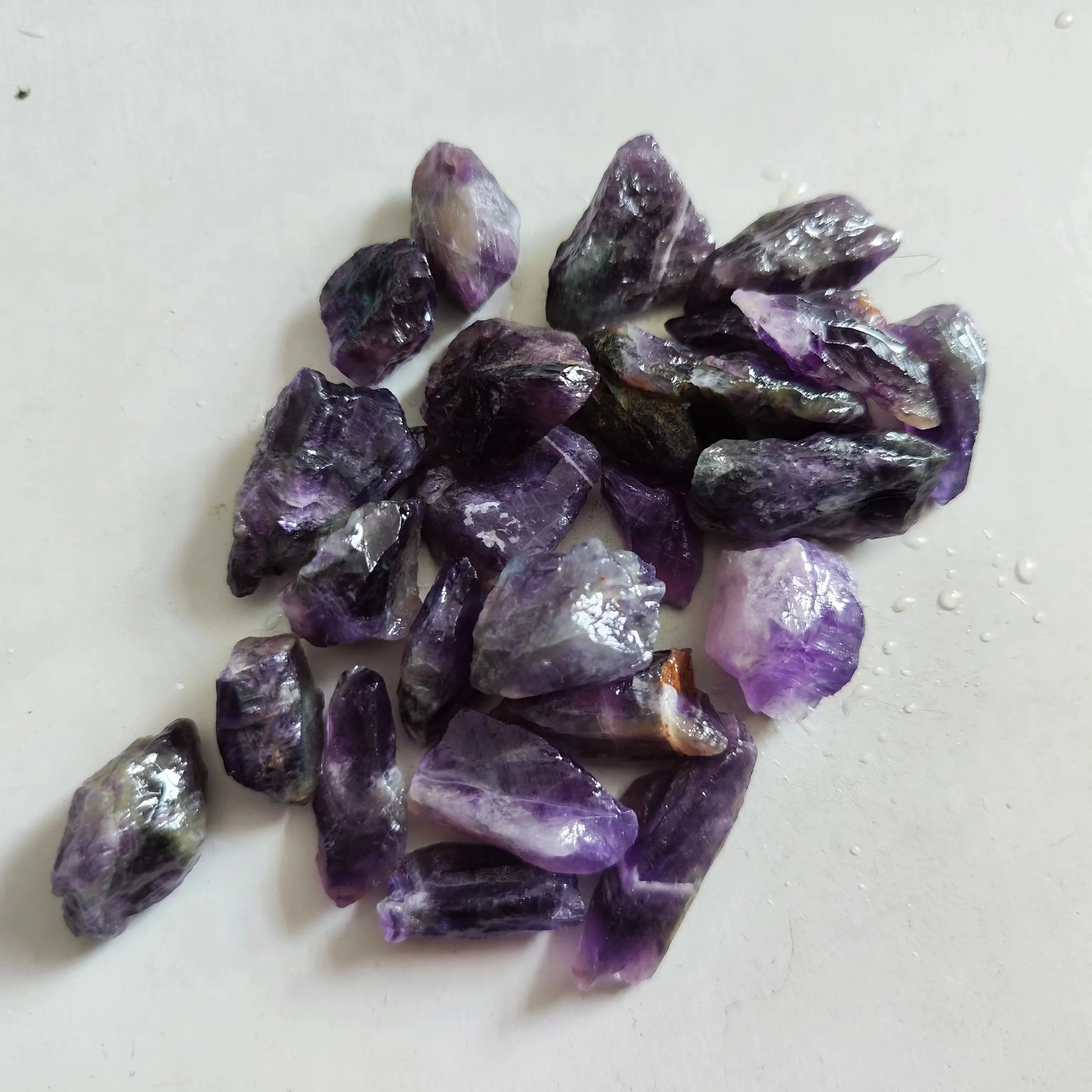Natural Amethyst Crystal Chips