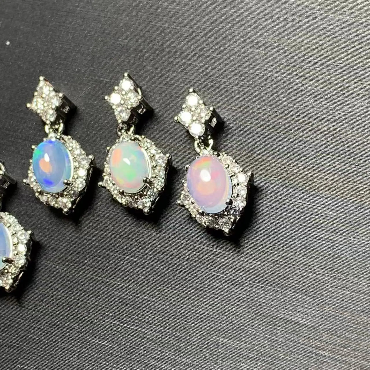 Oval Natural Opal Pendant Necklace | Genuine Gemstone Jewelry