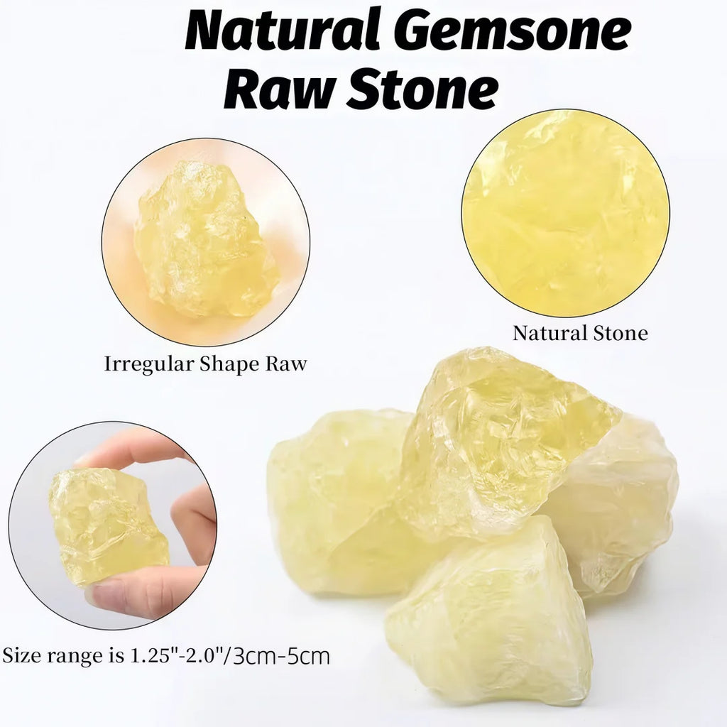 0.11/0.22/0.44lb Natural Citrine raw Stone, healing Crystal Home Decoration, Jewelry Making Bonsai Embellishment Loose Gemstones