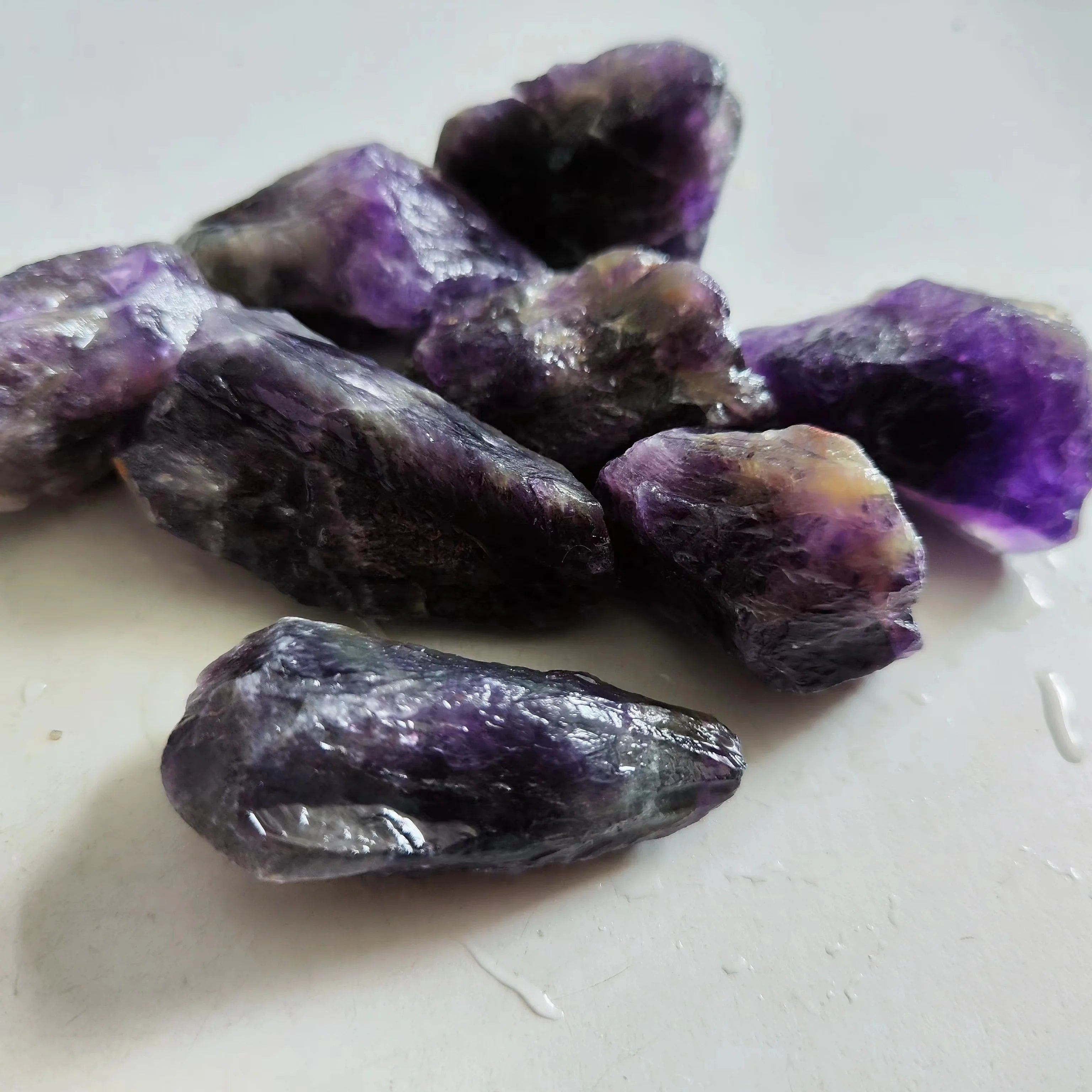Natural Amethyst Crystal Chips