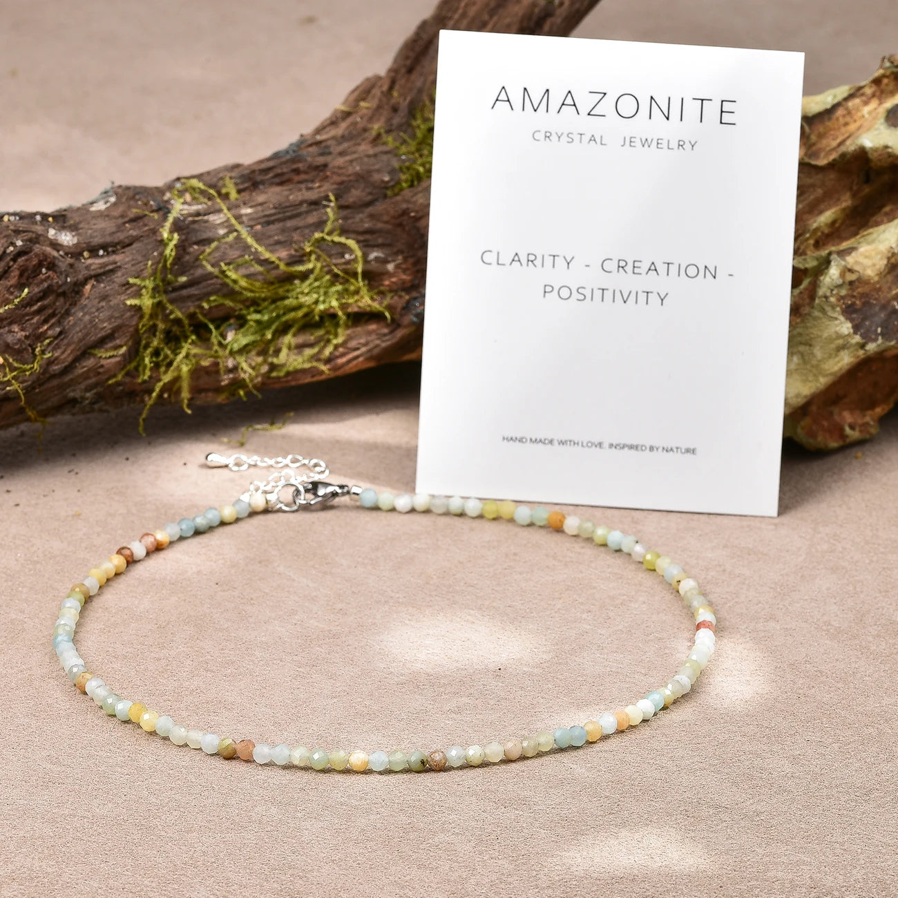 June Birthstone Moonstone Choker Necklace New
