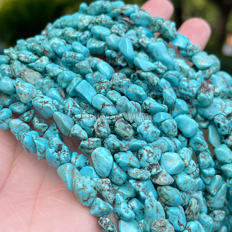 Natural Blue Turquoise Rough Stones | Raw Gemstones for Jewelry Making