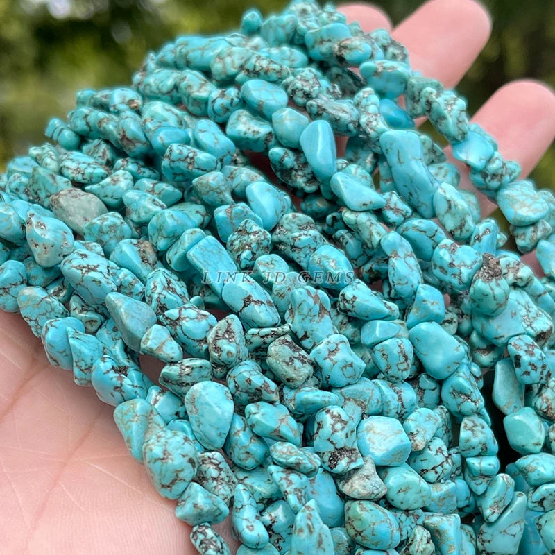 Natural Blue Turquoise Rough Stones | Raw Gemstones for Jewelry Making