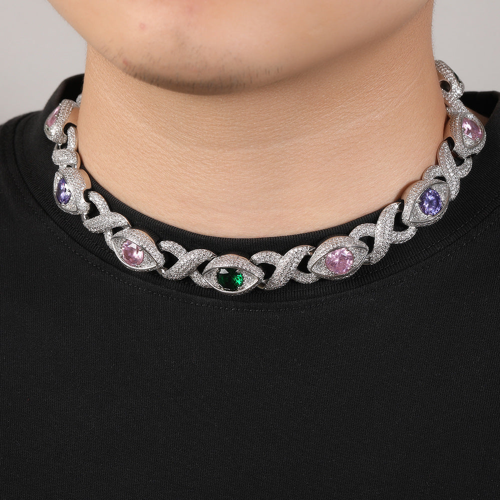 Malika Gems Infinity Cuban Necklace – Bold Protection Chain