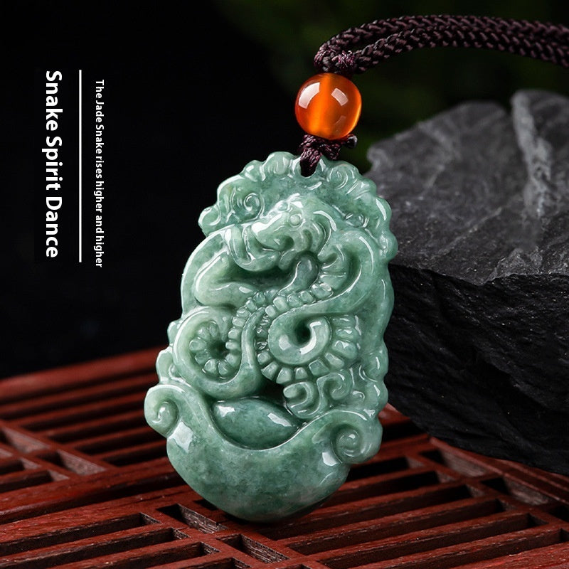 Malika Gems Zodiac Jade Necklace – Chinese Zodiac Energy Pendant