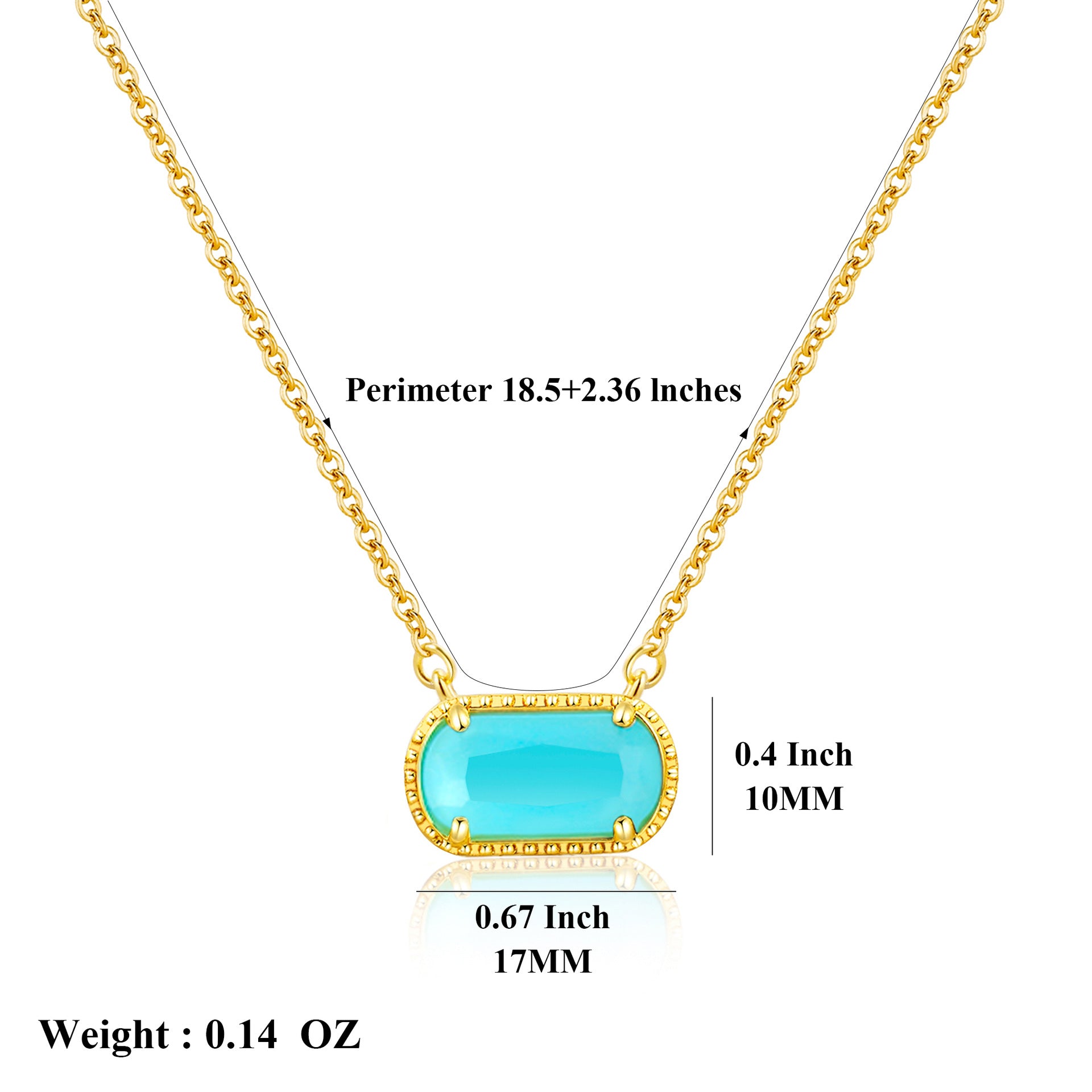 Malika Gems Birthstone Energy Necklace – 12 Stone Alignment Pendant