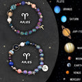 Twelve Zodiac Sign Beaded Bracelet