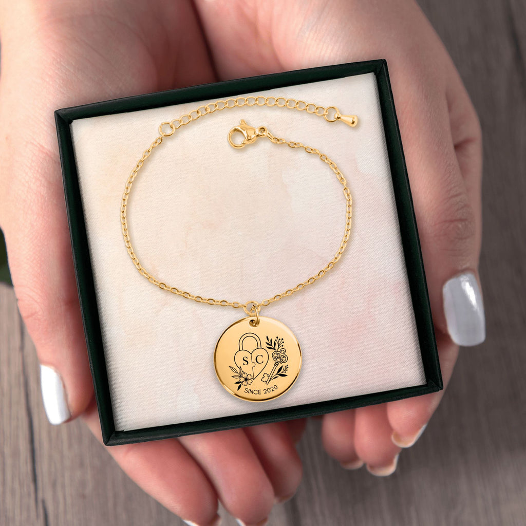 You Complete Me Coin Bracelet