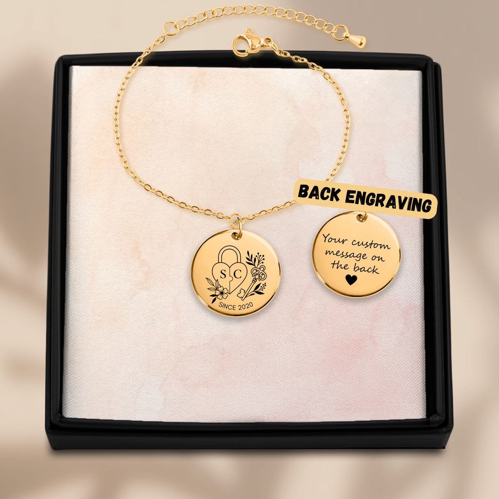 You Complete Me Coin Bracelet