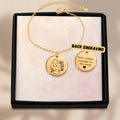 You Complete Me Coin Bracelet