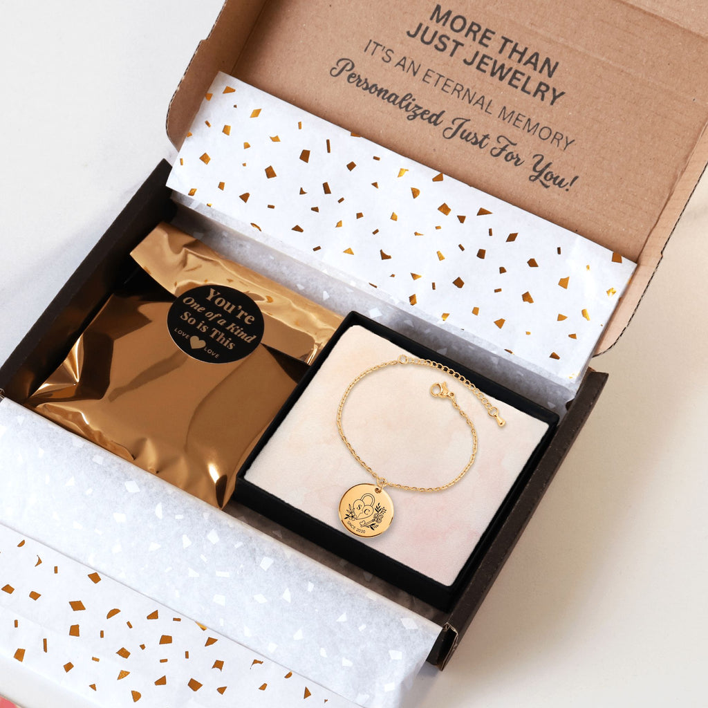 You Complete Me Coin Bracelet