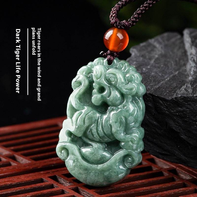 Malika Gems Zodiac Jade Necklace – Chinese Zodiac Energy Pendant