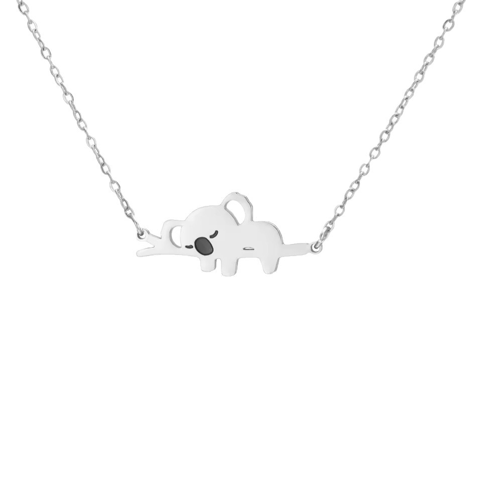 Malika Gems Koala Comfort Necklace – Calm & Gentle Energy Pendant