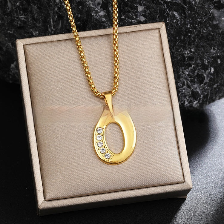 Malika Gems Alphabet Necklace – Diamond Letter Collection