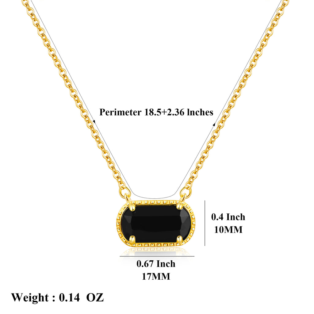 Malika Gems Birthstone Energy Necklace – 12 Stone Alignment Pendant